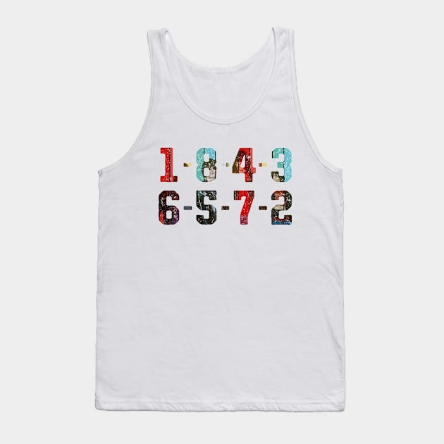 1-8-4-3-6-5-7-2 Tank Top by danterjad